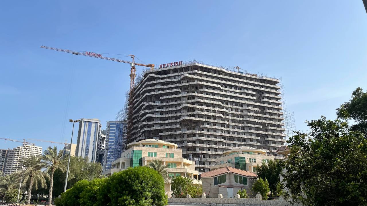 اتمام نصب پانل های UHPC 